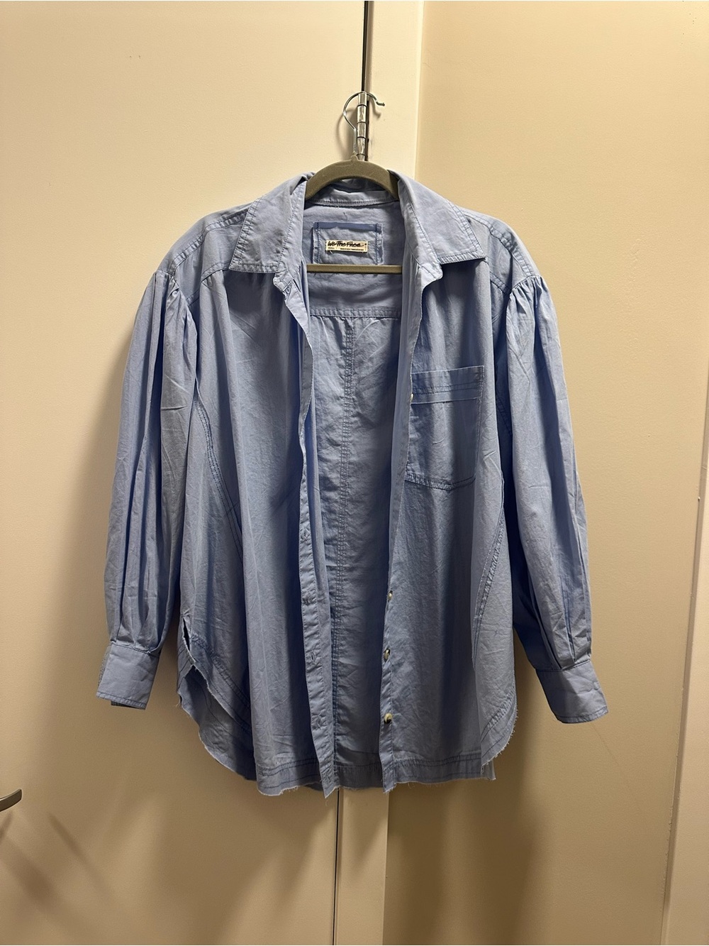 Free People Oversized Button Down Shirt